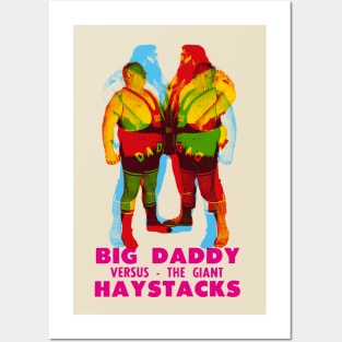 Big Daddy , Giant Haystacks wrestling Posters and Art